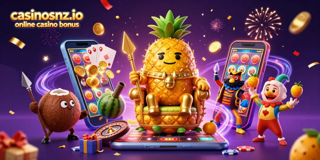 Experience the thrill of casinosnz.io online casino bonus with a vibrant casino scene full of action!